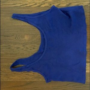 Size small royal blue tank top in great condition.
